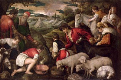 Moses Striking Water from the Rock by Jacopo Bassano
